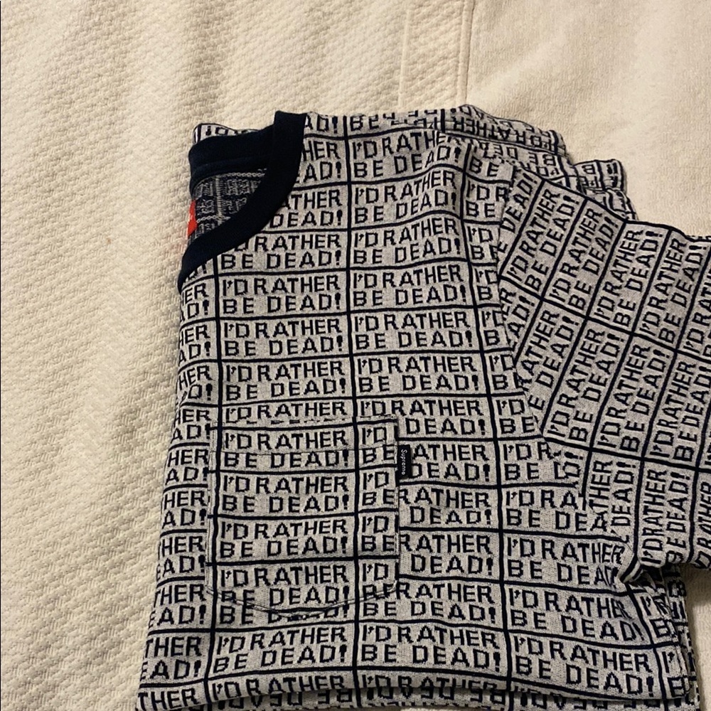 Supreme Monochrome Crewneck Sweater - Picture 12 of 13